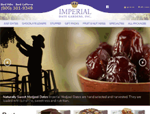 Tablet Screenshot of imperialdategardens.com